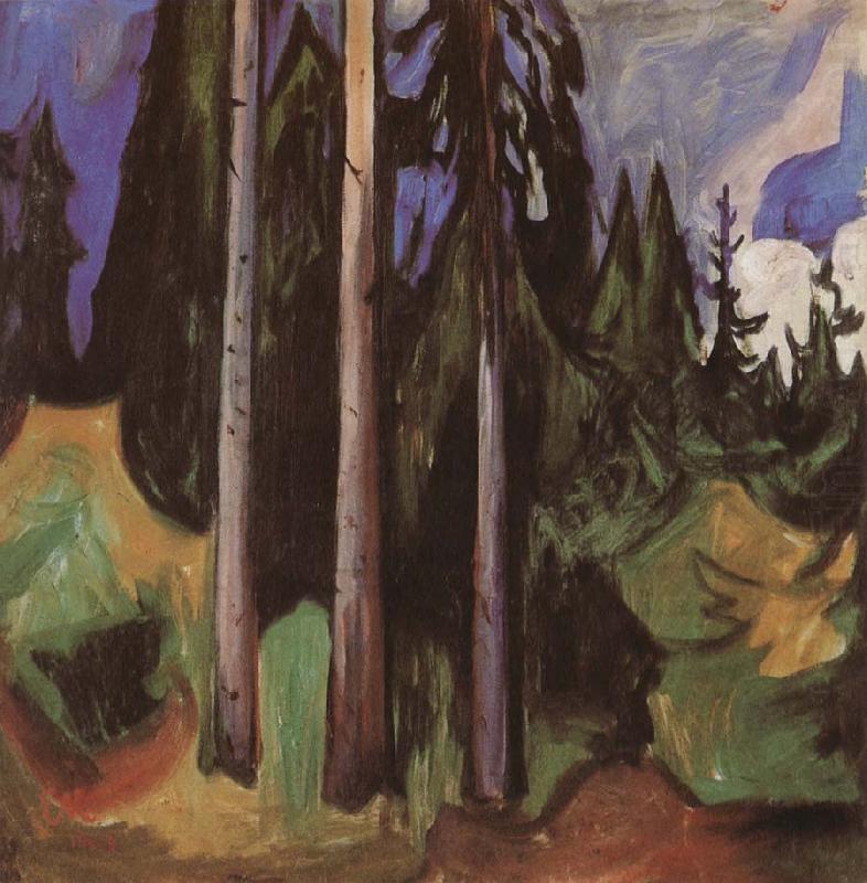 Forest, Edvard Munch